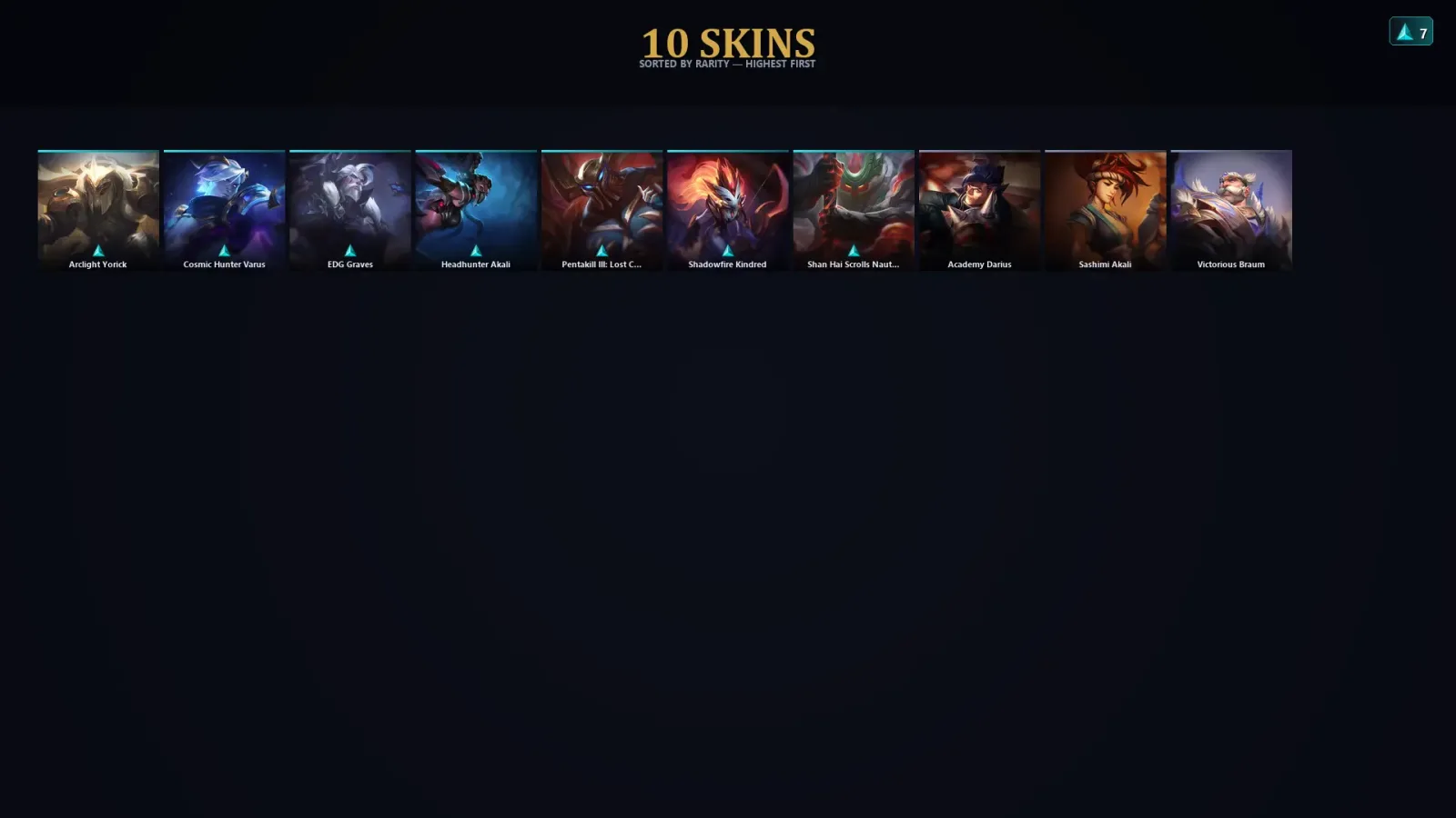 [LoL] | EUW | Level 43 | Emerald IV | 54 Champions | 10 Skins — LoL account