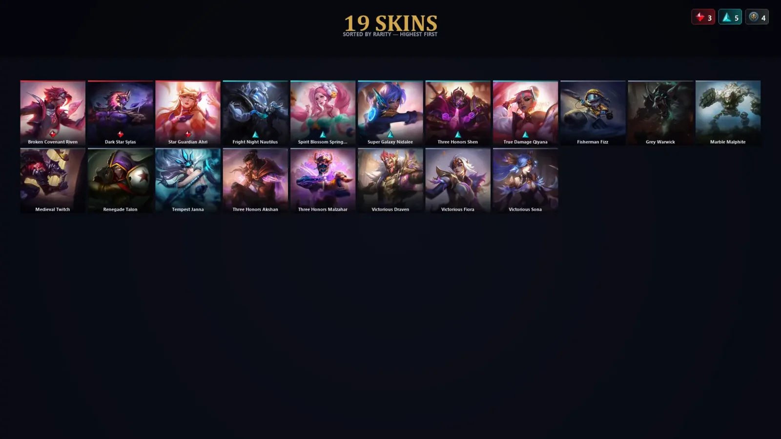 [LoL] | TR | Level 30 | Master | 90 Champions | 19 Skins | 16,121 BE — LoL account
