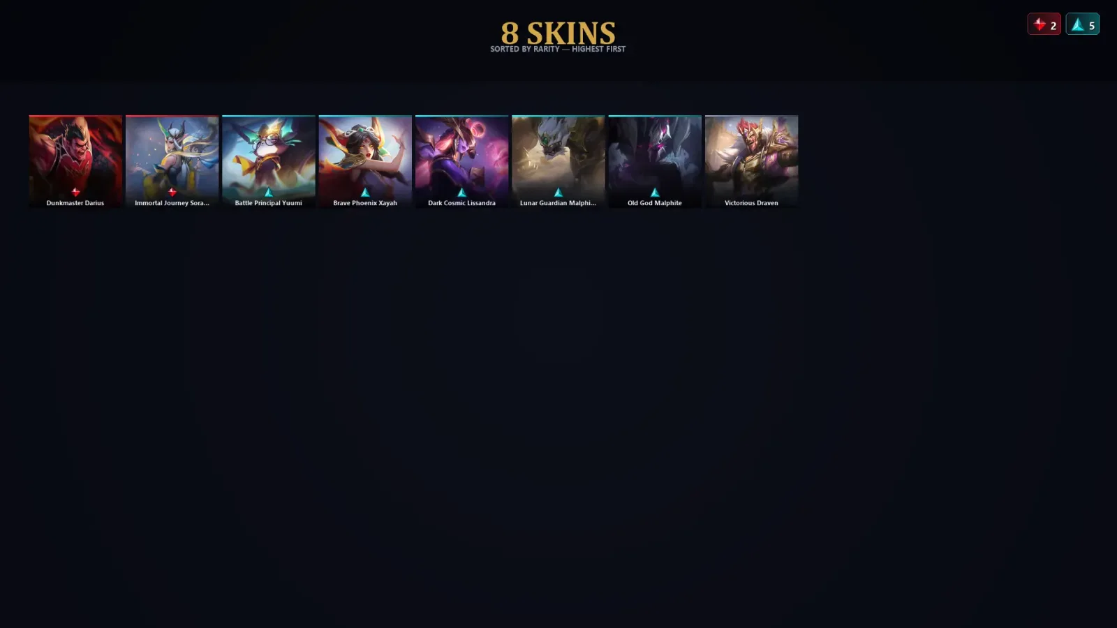 [LoL] | TR | Level 83 | Emerald I | 108 Champions | 8 Skins | 16,980 BE