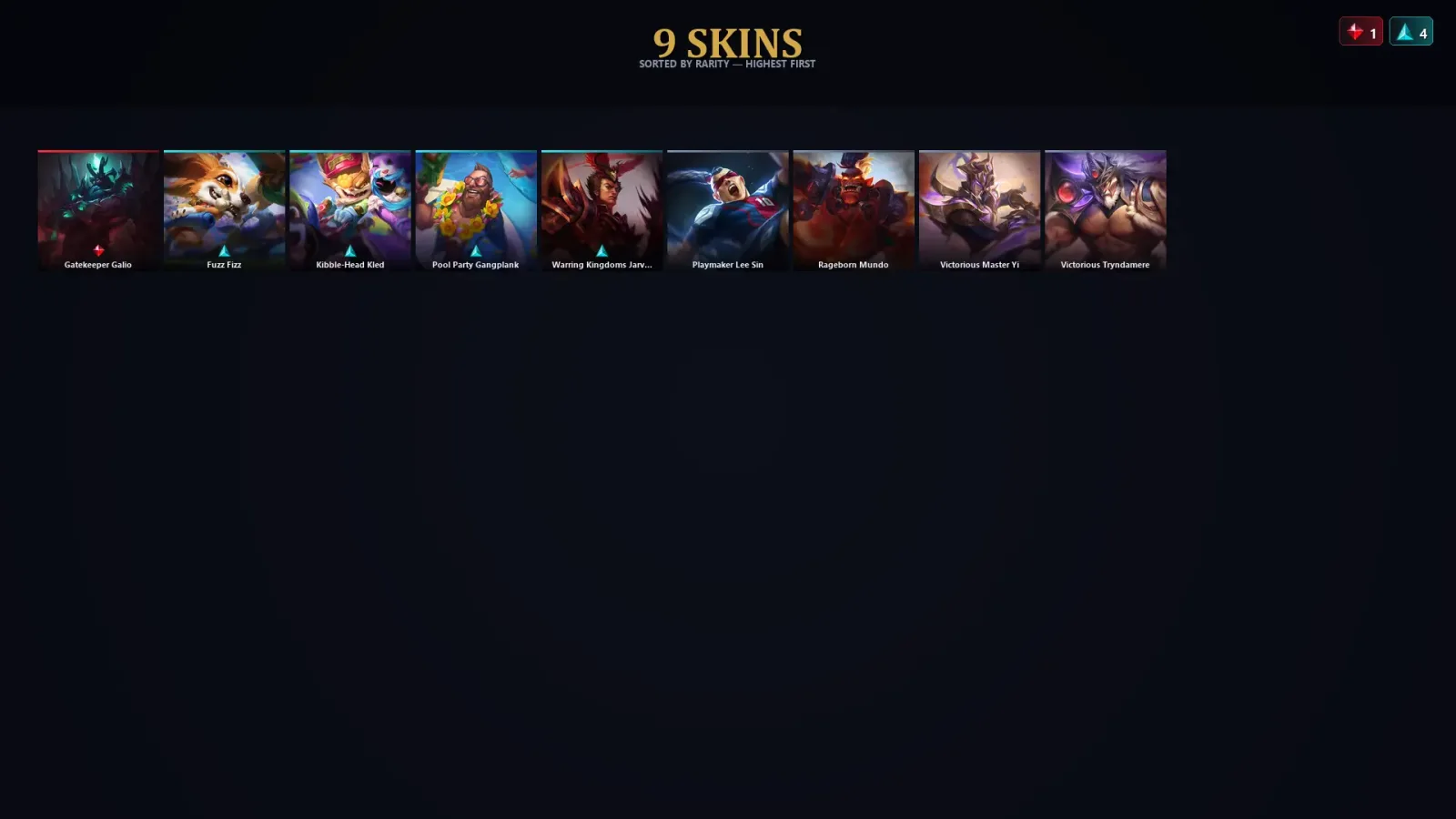 [LoL] | TR | Level 51 | 57 Champions | 9 Skins