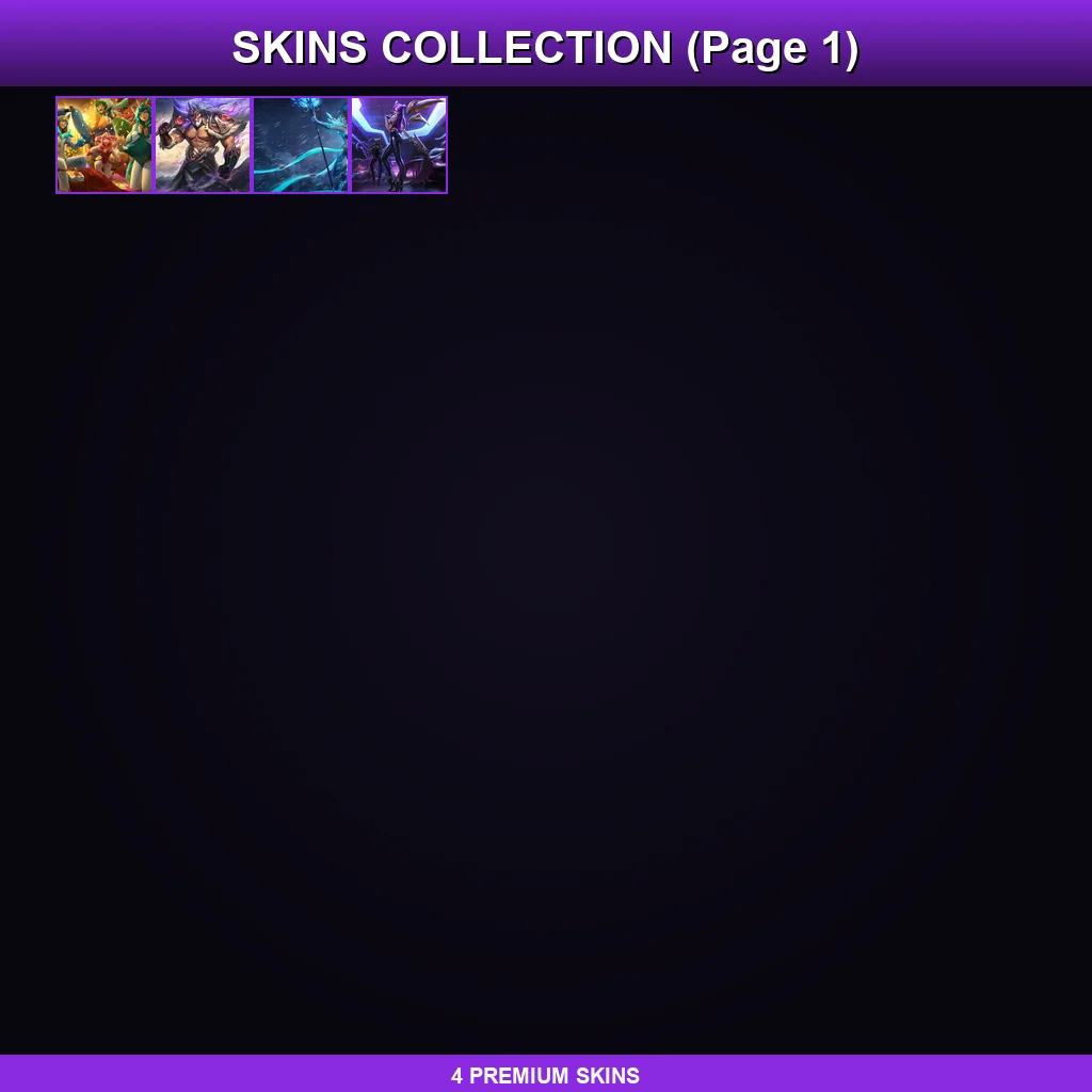 LAS | Lv40 | Unranked | 4 Skin | 57 Champ
