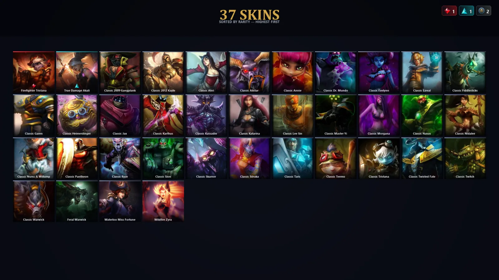 [LoL] | TR | Level 42 | Gold I | 110 Champions | 5 Skins
