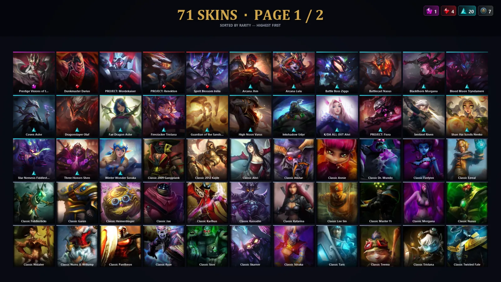 [LoL] | TR | Level 30 | Master | 142 Champions | 39 Skins | 20,934 BE