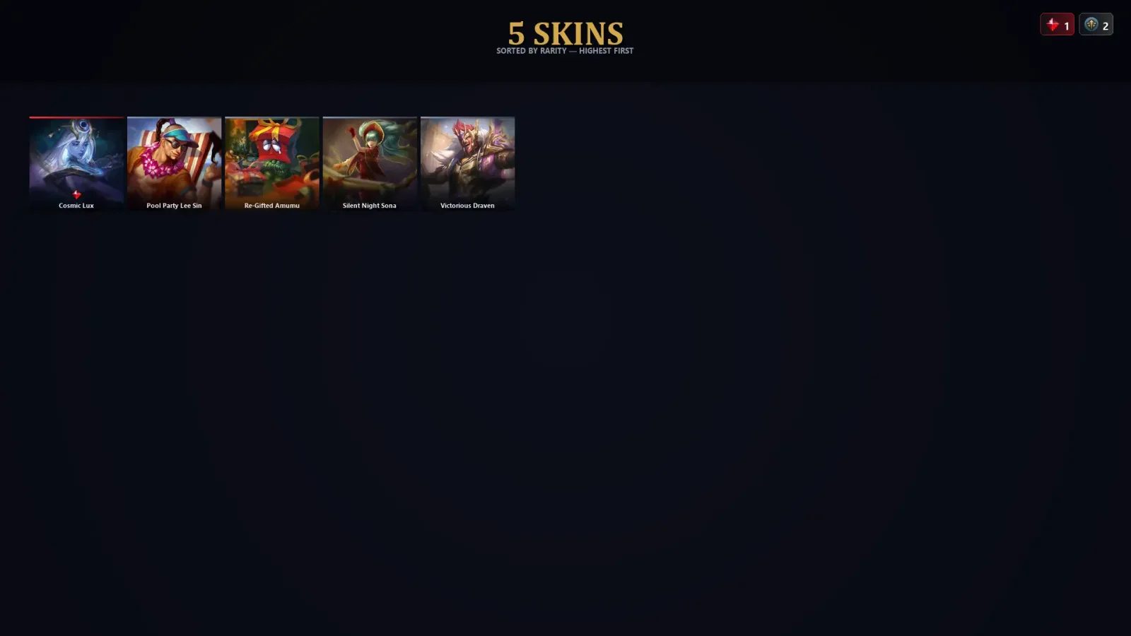 [LoL] | TR | Level 48 | 102 Champions | 5 Skins — LoL account