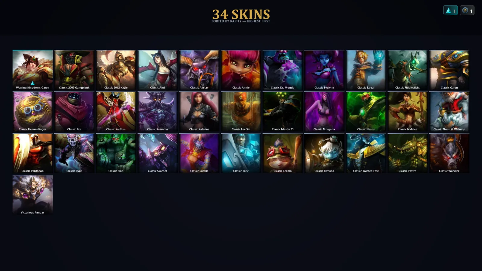 [LoL] | EUW | Level 30 | Master | 44 Champions | 2 Skins