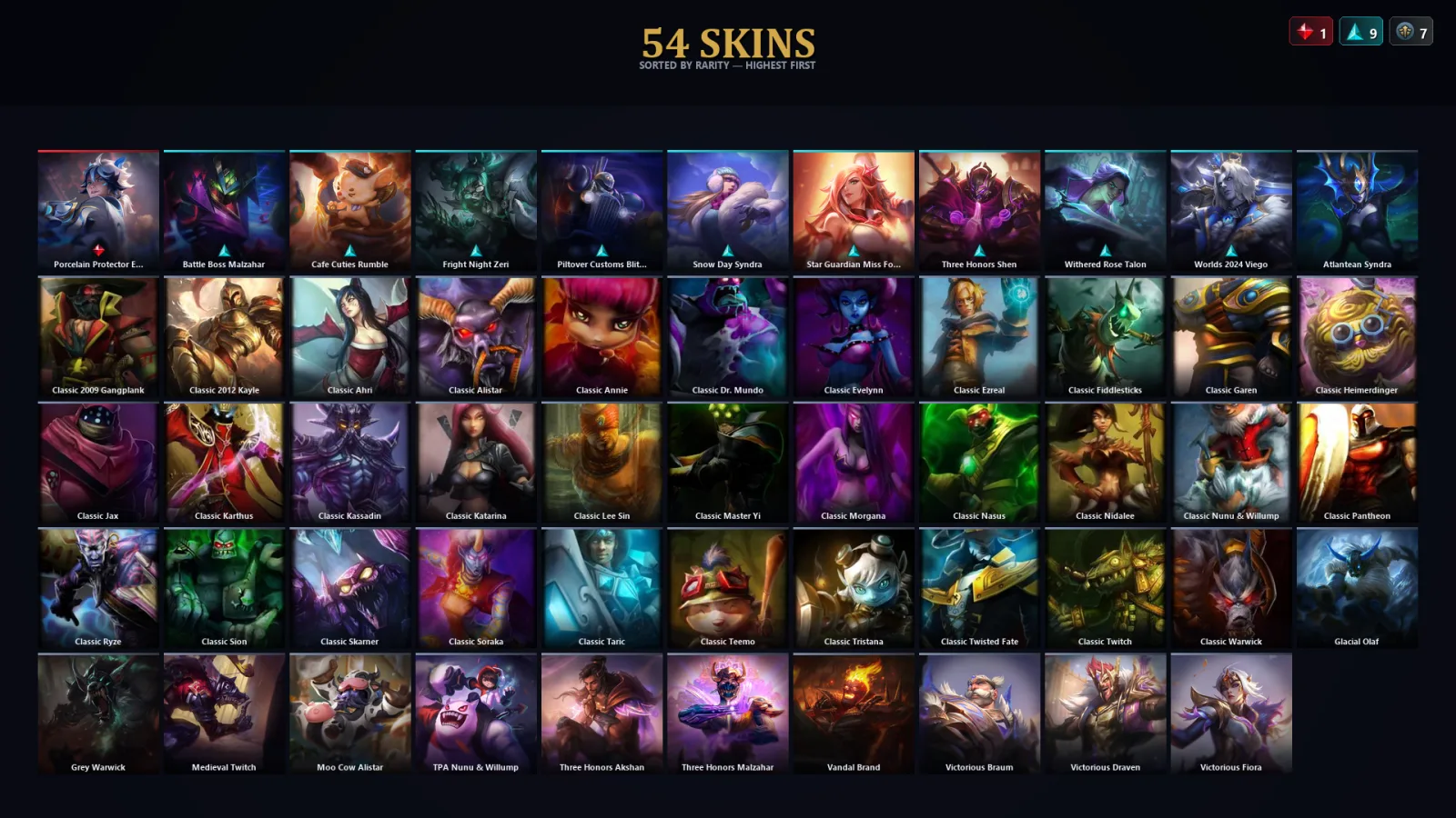 [LoL] | EUW | Level 88 | Diamond IV | 95 Champions | 22 Skins | 35,033 BE