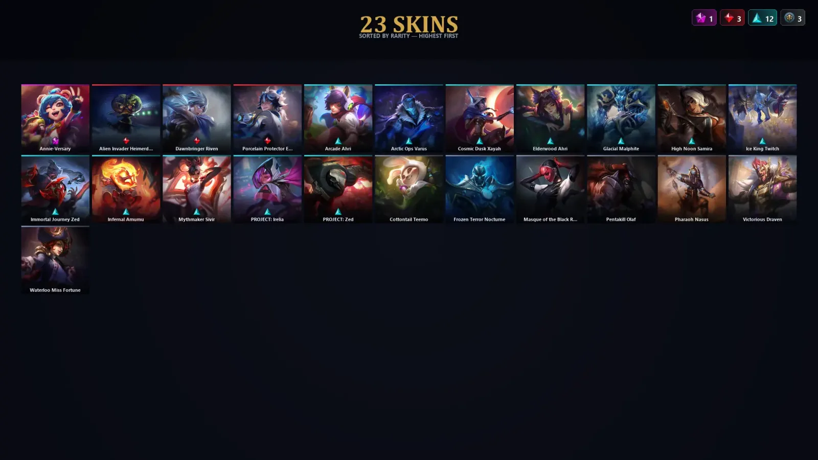 [LoL] | TR | Level 88 | 78 Champions | 23 Skins — LoL account