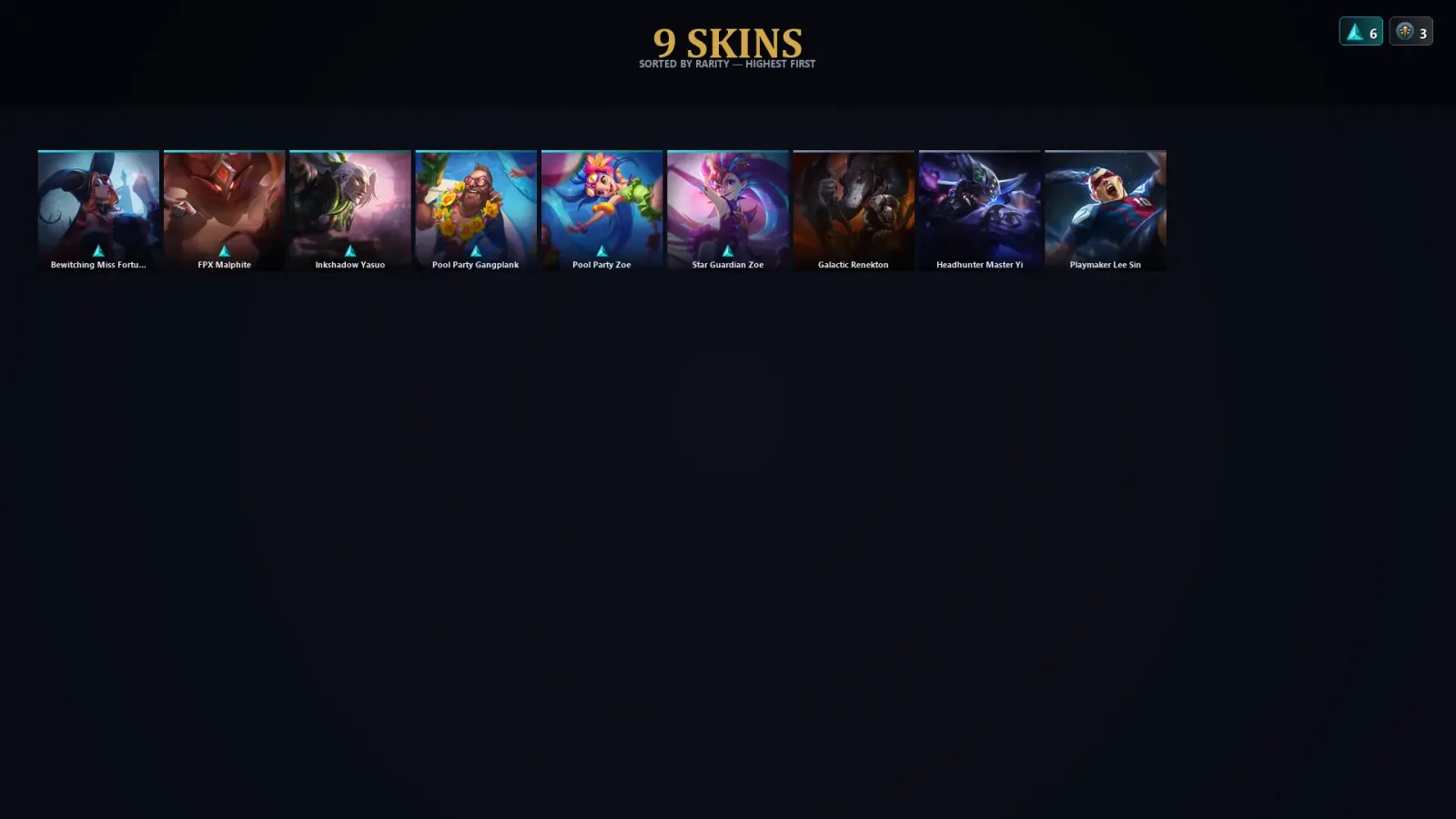 [LoL] | TR | Level 35 | Silver IV | 54 Champions | 9 Skins | 10,876 BE — LoL account