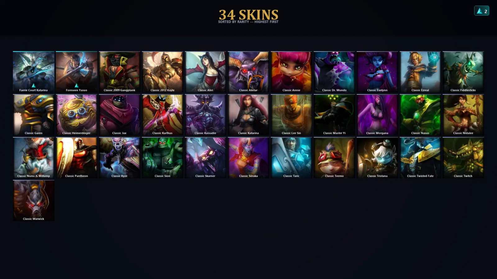 [LoL] | EUW | Level 33 | 31 Champions | 2 Skins