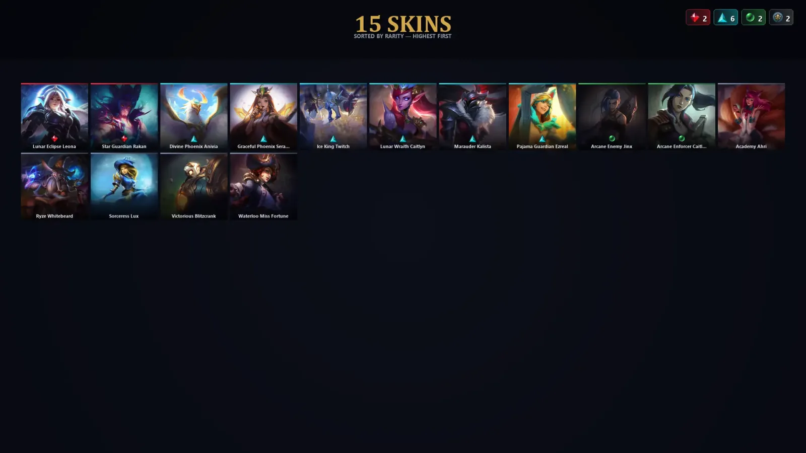 [LoL] | EUW | Level 68 | Platinum I | 69 Champions | 15 Skins