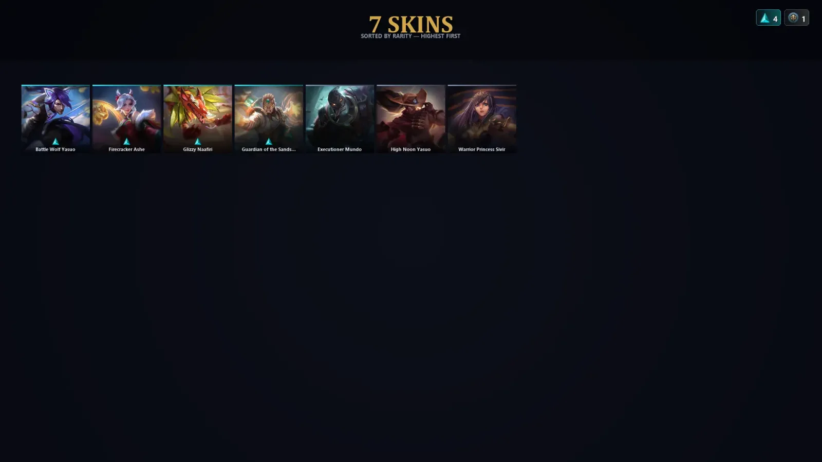 [LoL] | TR | Level 41 | Emerald I | 101 Champions | 7 Skins