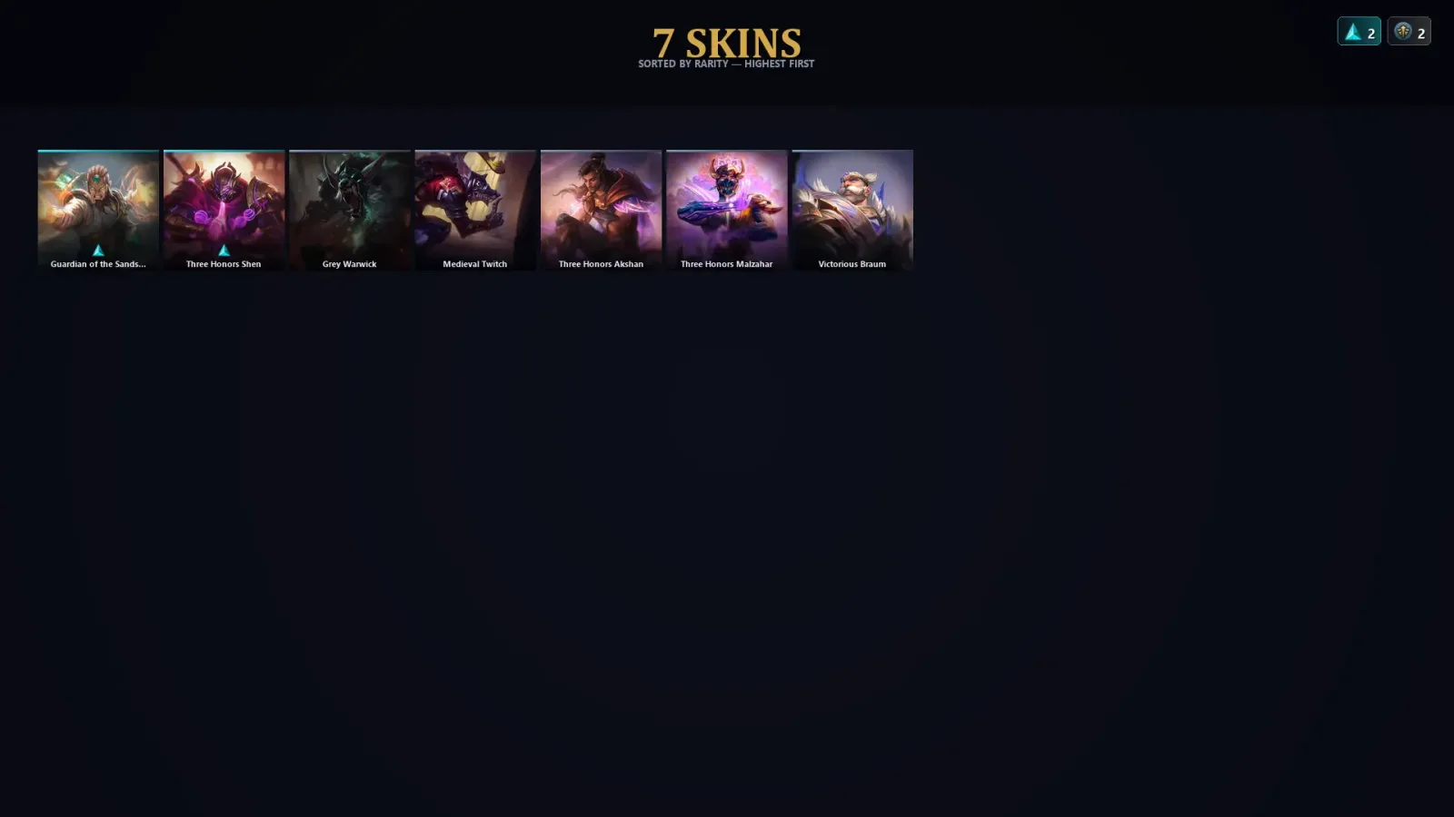 [LoL] | EUW | Level 54 | Diamond I | 45 Champions | 7 Skins | 31,181 BE