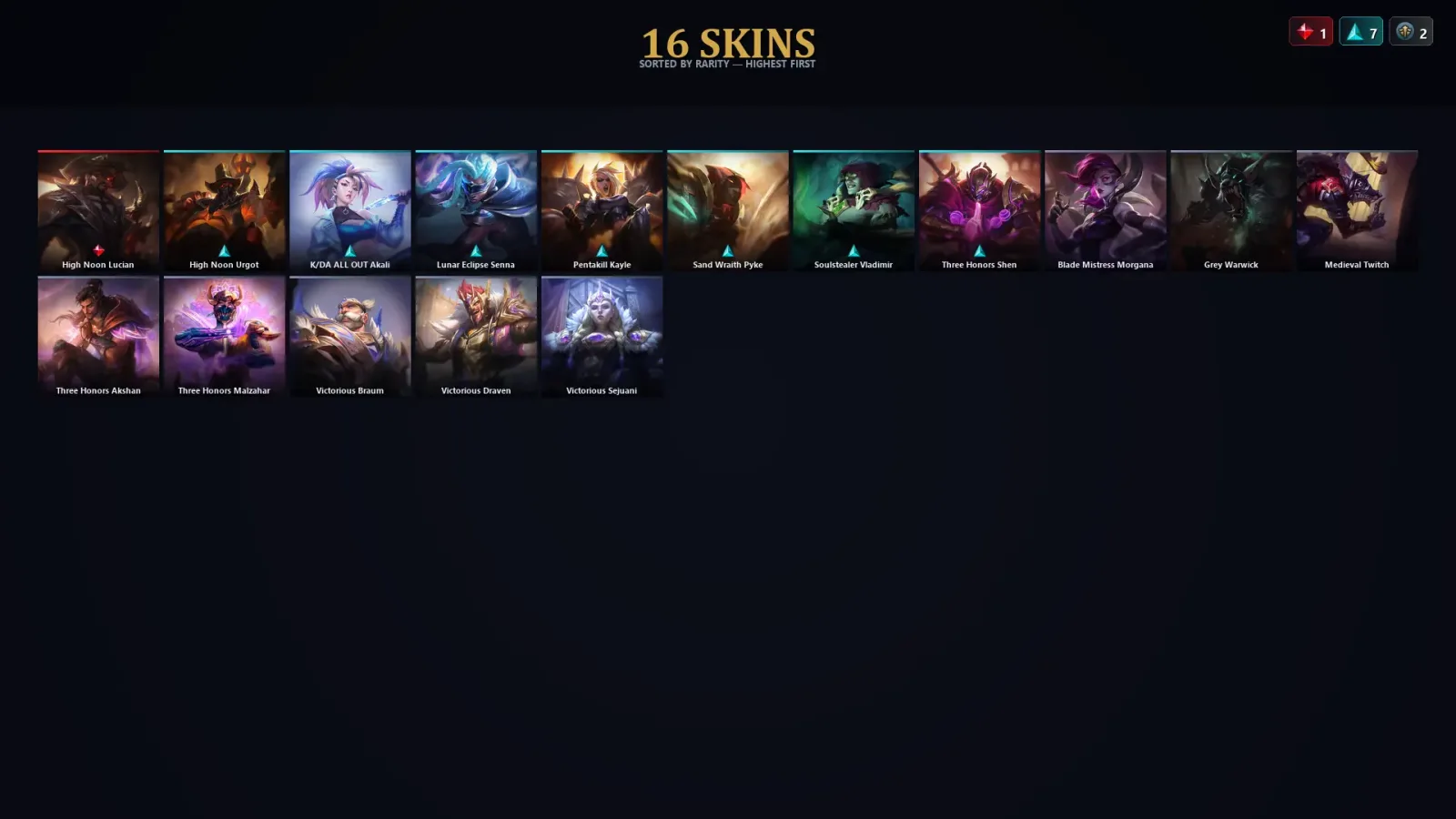 [LoL] | TR | Level 30 | Master | 94 Champions | 16 Skins | 32,986 BE