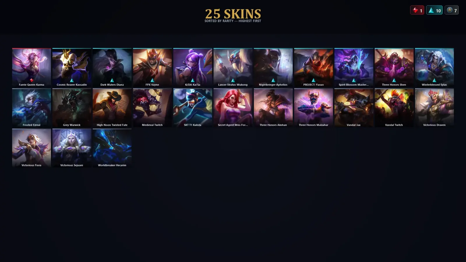 [LoL] | TR | Level 86 | Diamond II | 103 Champions | 25 Skins | 30,857 BE — LoL account