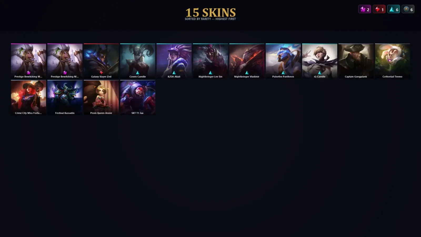 [LoL] | TR | Level 79 | 47 Champions | 15 Skins — LoL account