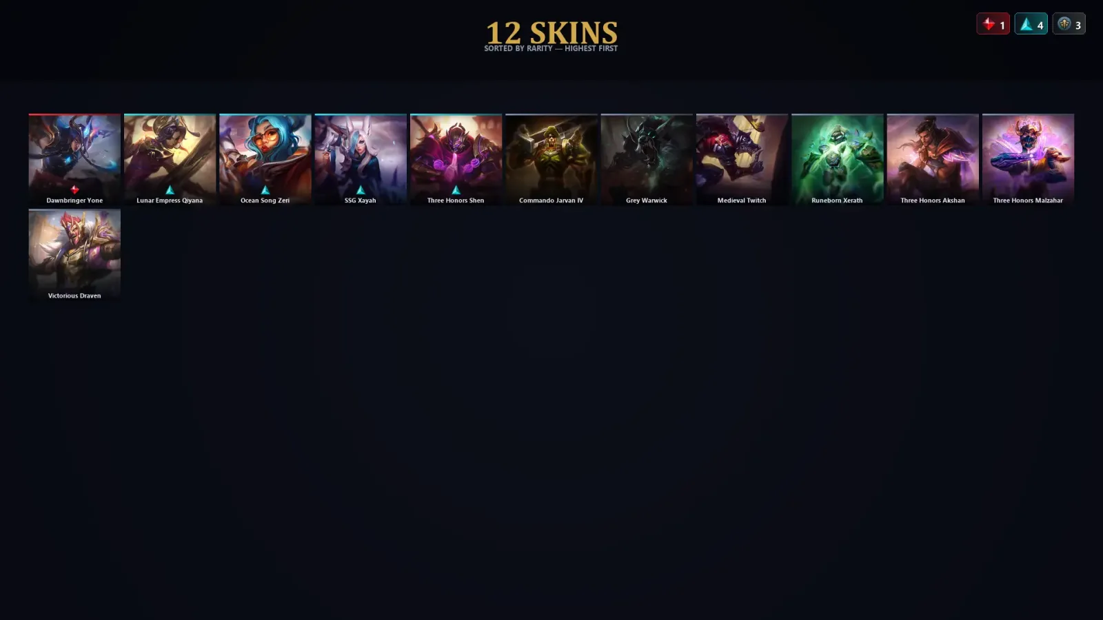 [LoL] | TR | Level 40 | Diamond IV | 64 Champions | 12 Skins
