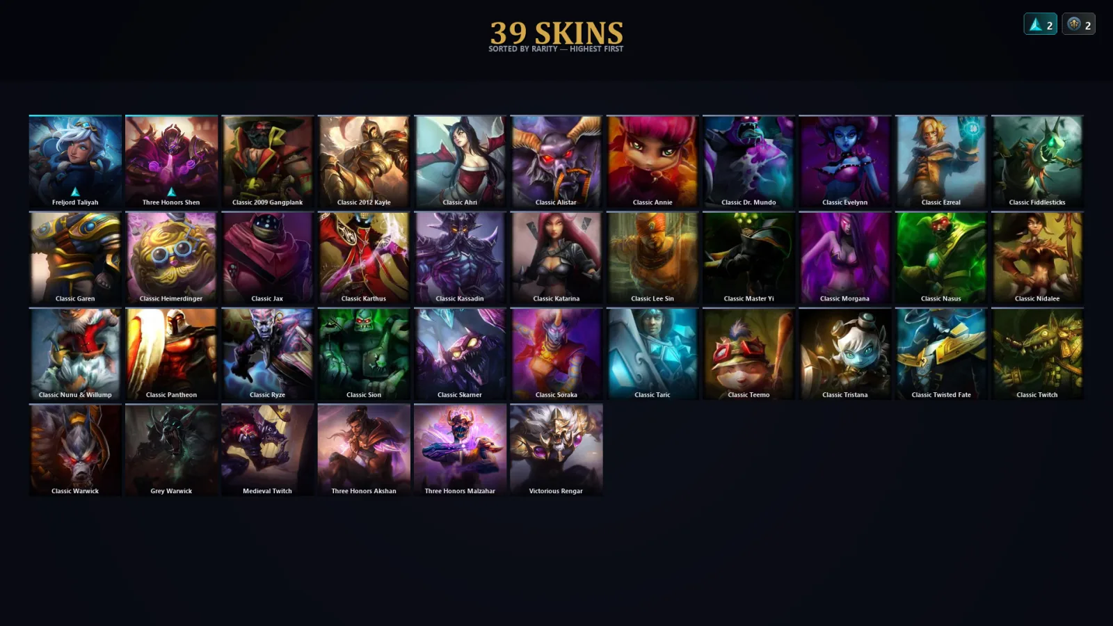 [LoL] | EUW | Level 30 | Master | 44 Champions | 7 Skins | 11,990 BE