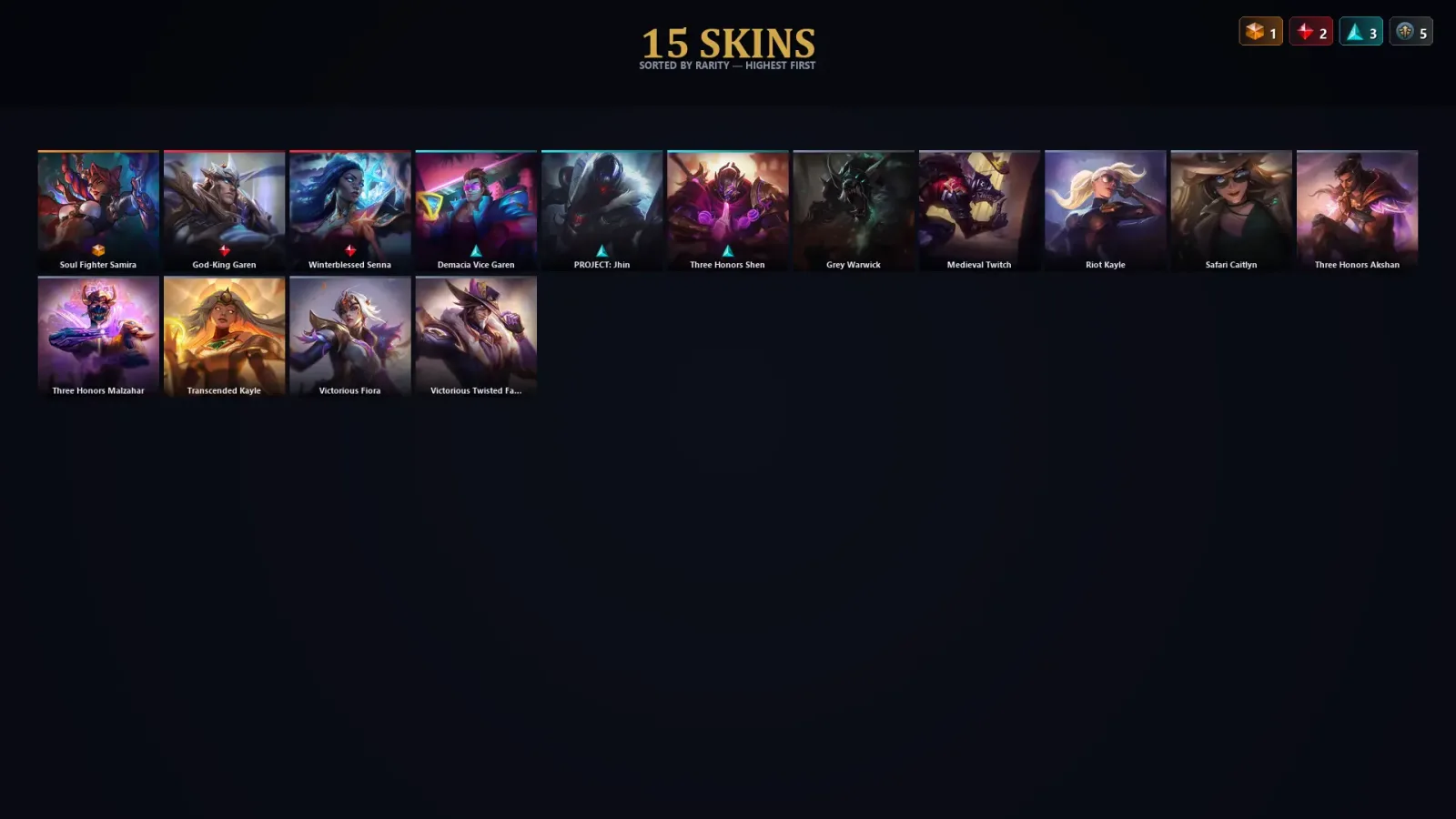 [LoL] | TR | Level 45 | Emerald III | 47 Champions | 15 Skins