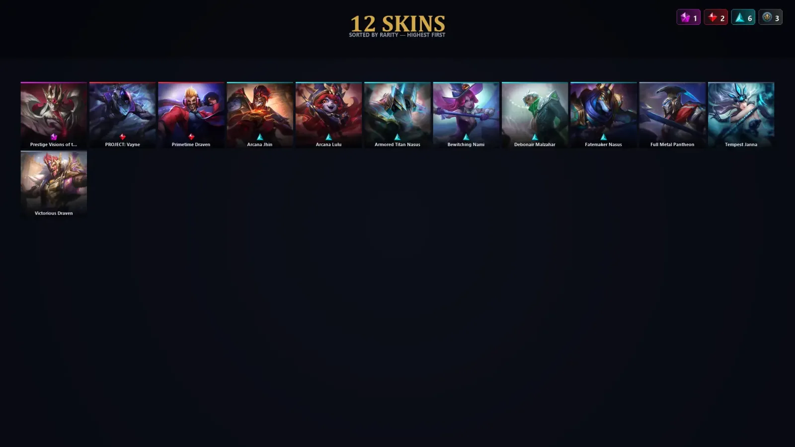 [LoL] | TR | Level 48 | Platinum II | 66 Champions | 12 Skins | 21,007 BE