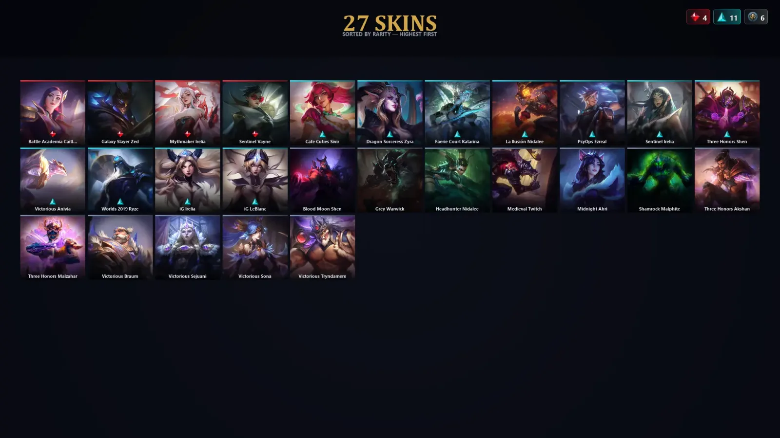 [LoL] | TR | Level 71 | Emerald I | 85 Champions | 27 Skins — LoL account