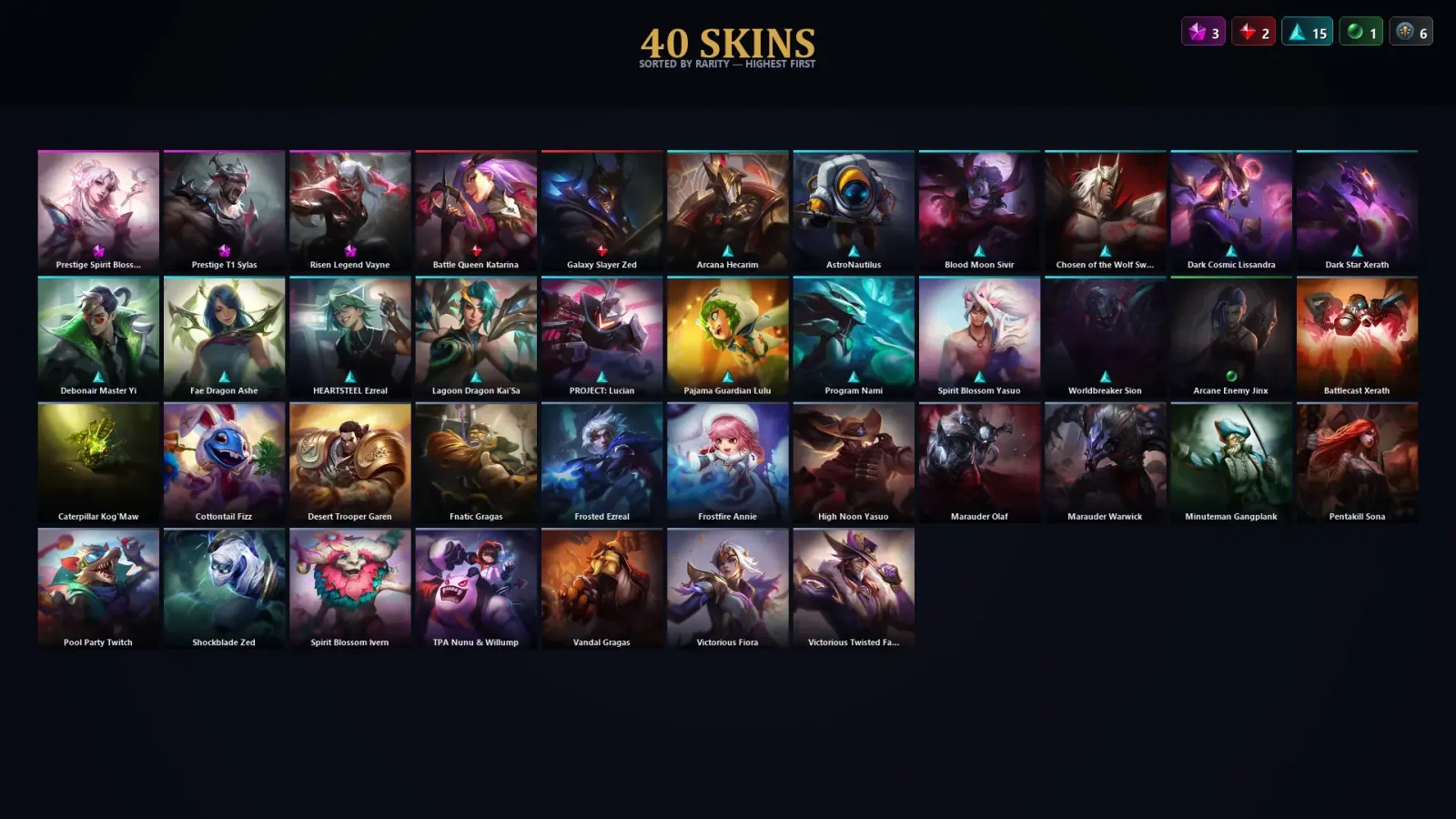 [LoL] | TR | Level 133 | Platinum IV | 132 Champions | 40 Skins — LoL account