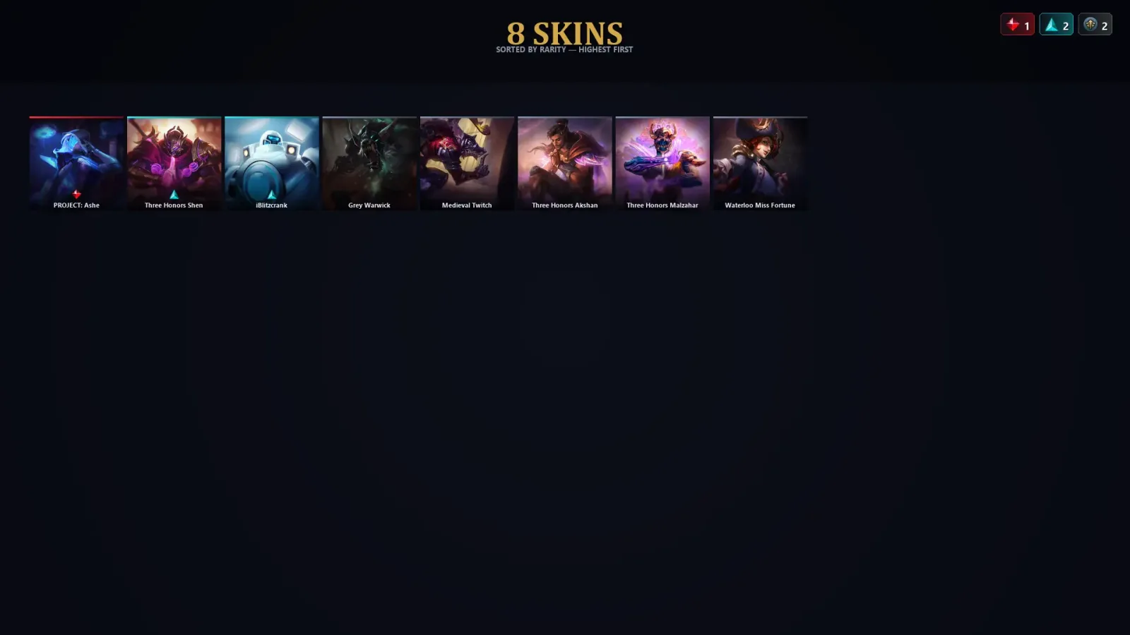 [LoL] | EUW | Level 30 | 13 Champions | 8 Skins | 62,839 BE — LoL account