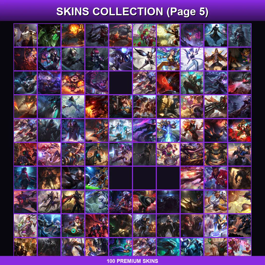 BR | Prestige Pulsefire Thresh (2022) | Prestige Pulsefire Thresh | Cosmic Queen Ashe | Victorious Blitzcrank | 547 Skin | 181 Champ | Lv600
