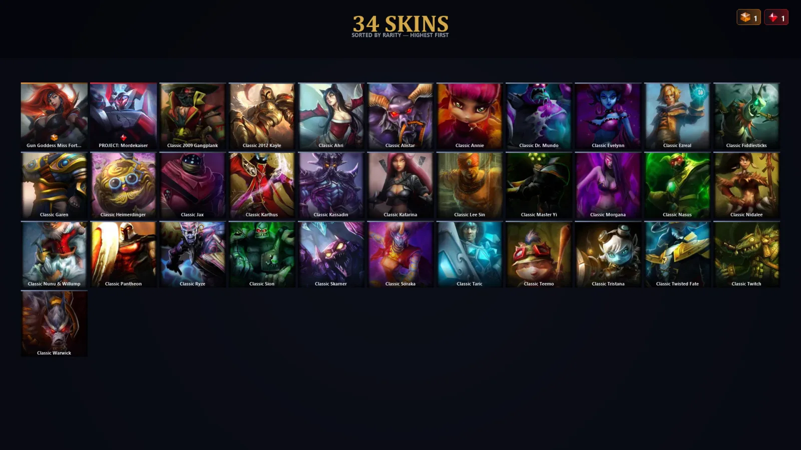 [LoL] | TR | Level 46 | Diamond IV | 79 Champions | 2 Skins
