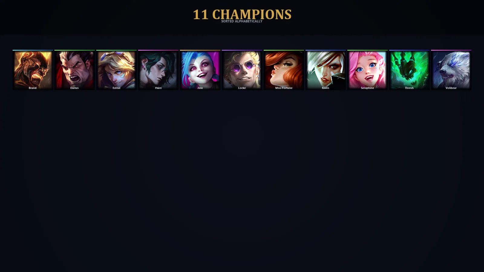 [LoL] | EUW | Level 30 | 11 Champions | 28,900 BE