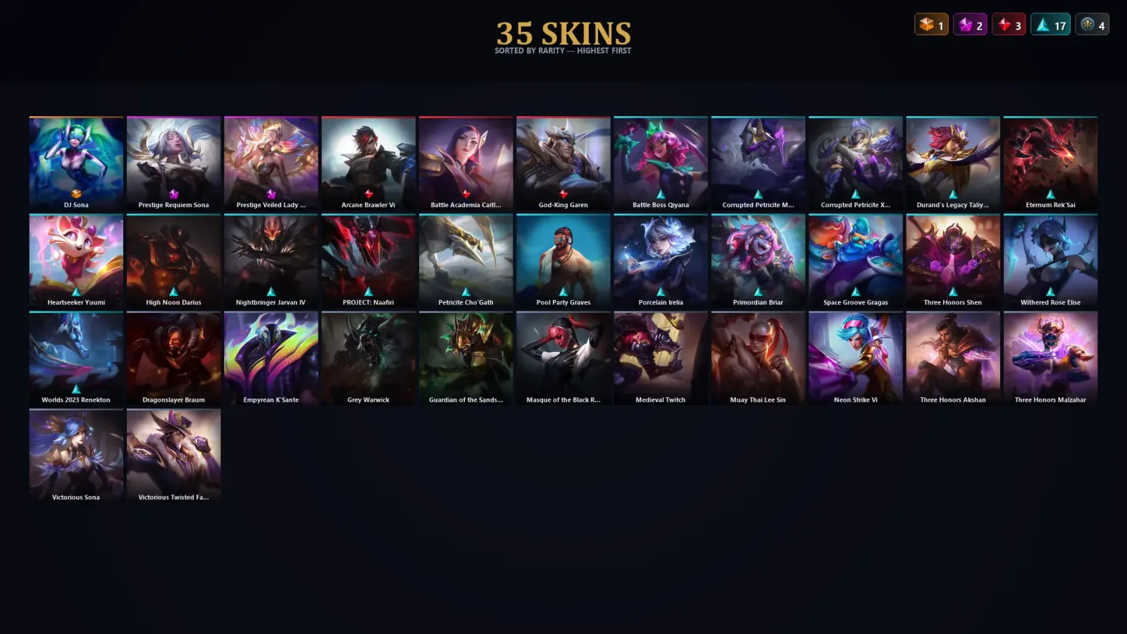 [LoL] | TR | Level 30 | Master | 146 Champions | 35 Skins | 50,800 BE — LoL account