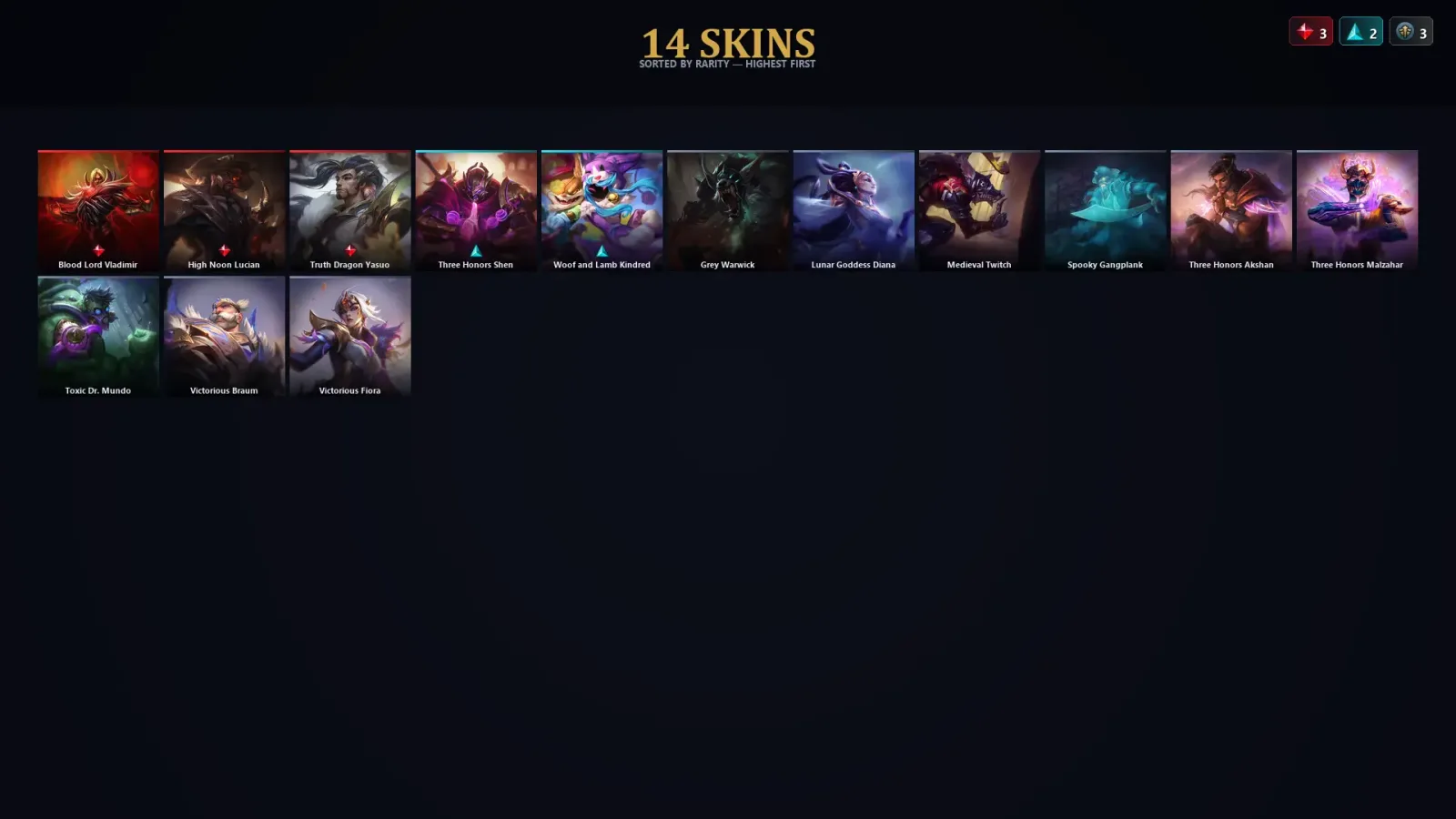 [LoL] | TR | Level 30 | Grandmaster | 63 Champions | 14 Skins | 25,707 BE — LoL account