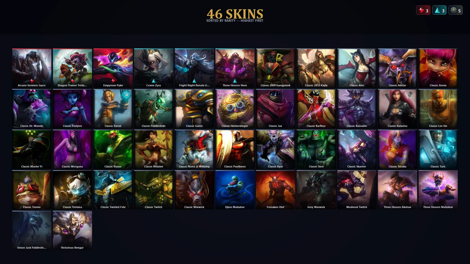 [LoL] | EUW | Level 30 | Master | 57 Champions | 14 Skins | 30,255 BE