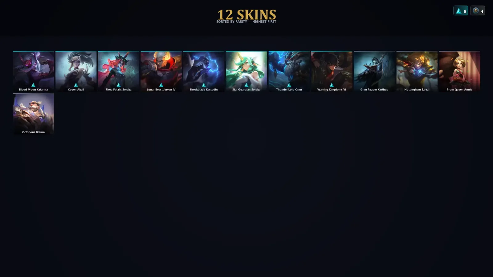[LoL] | TR | Level 41 | Platinum III | 104 Champions | 12 Skins — LoL account