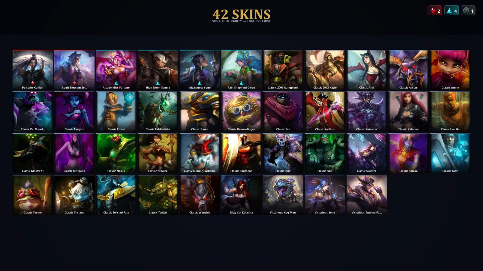 [LoL] | EUW | Level 30 | Master | 50 Champions | 10 Skins | 26,456 BE