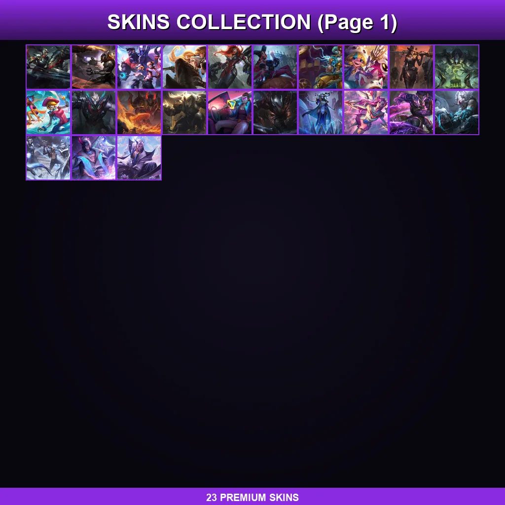 EUNE | Lv51 | Unranked | 23 Skin | 71 Champ — LoL account