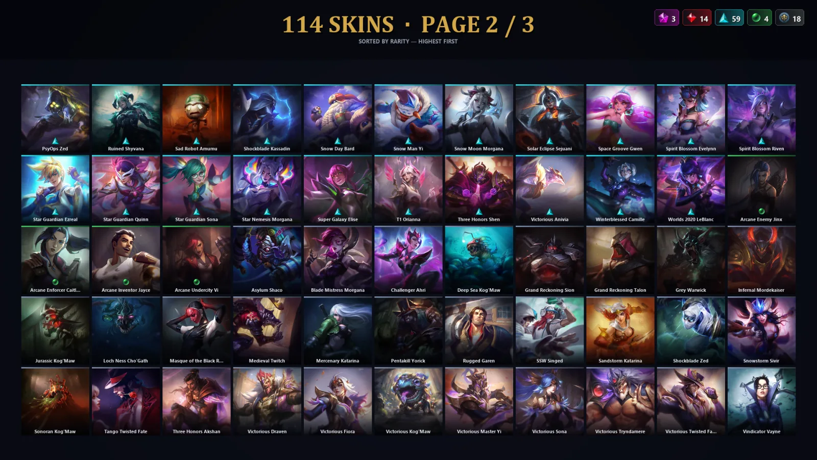 [LoL] | TR | Level 462 | 172 Champions | 114 Skins | 70,379 BE