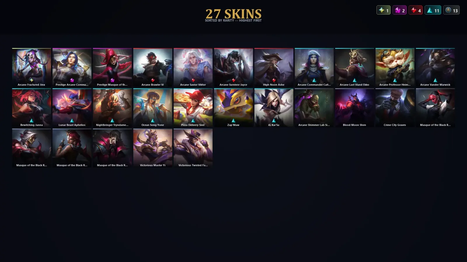[LoL] | EUW | Level 67 | 67 Champions | 27 Skins — LoL account