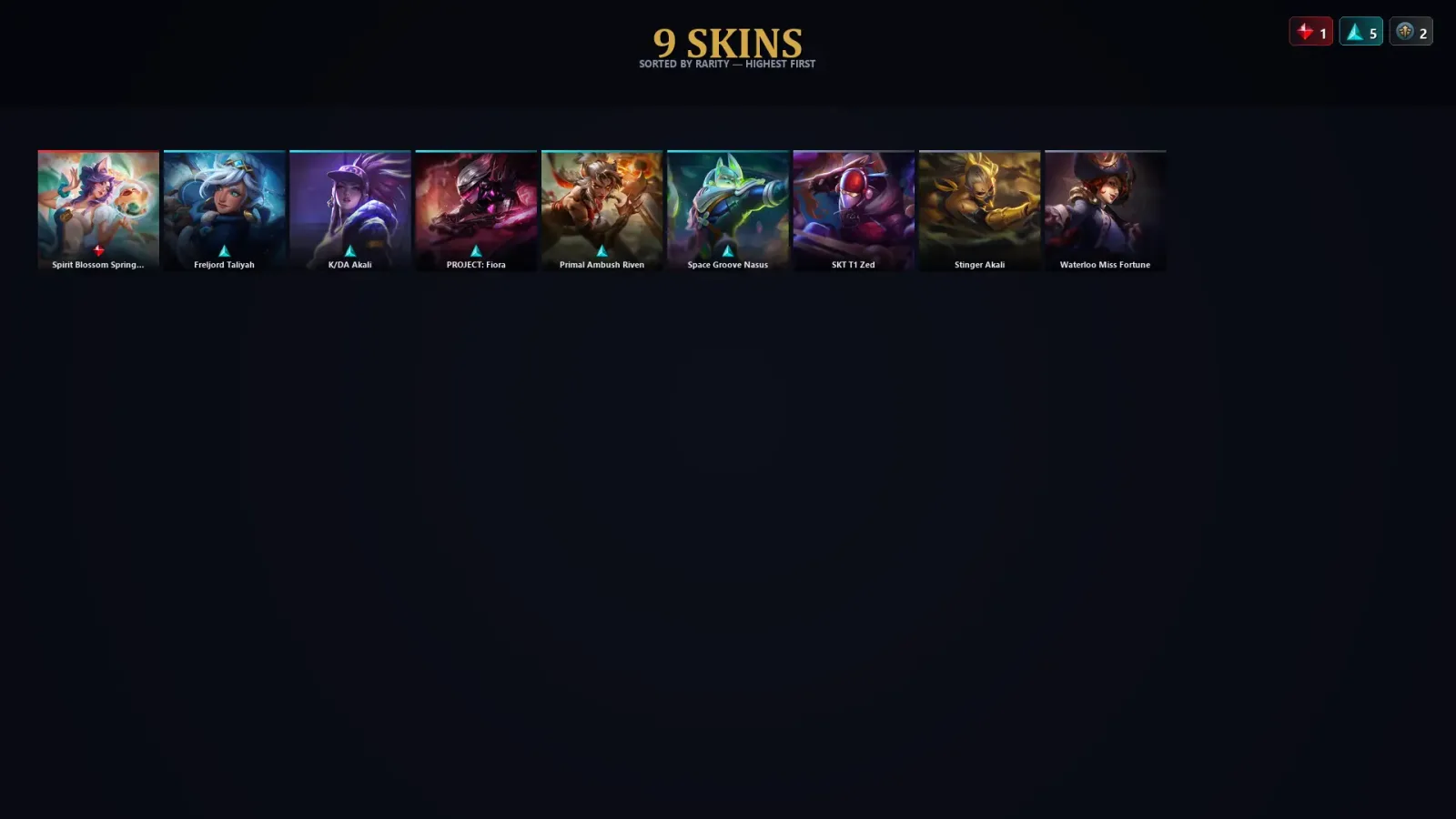[LoL] | TR | Level 30 | Iron I | 47 Champions | 9 Skins | 68,925 BE