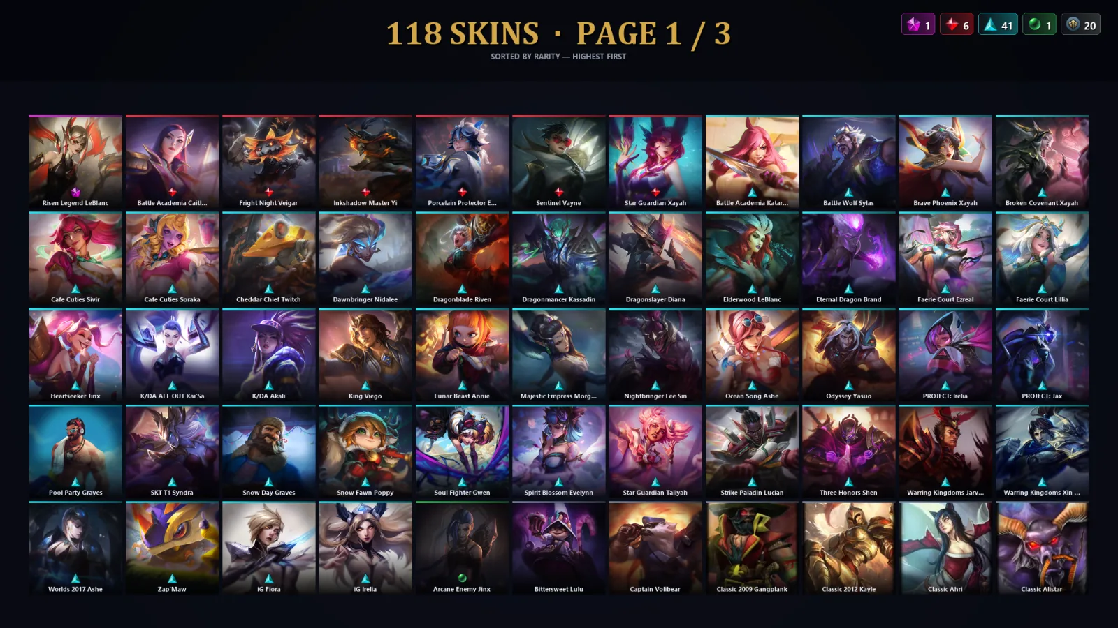 [LoL] | TR | Level 206 | Diamond III | 161 Champions | 86 Skins | 43,462 BE — LoL account
