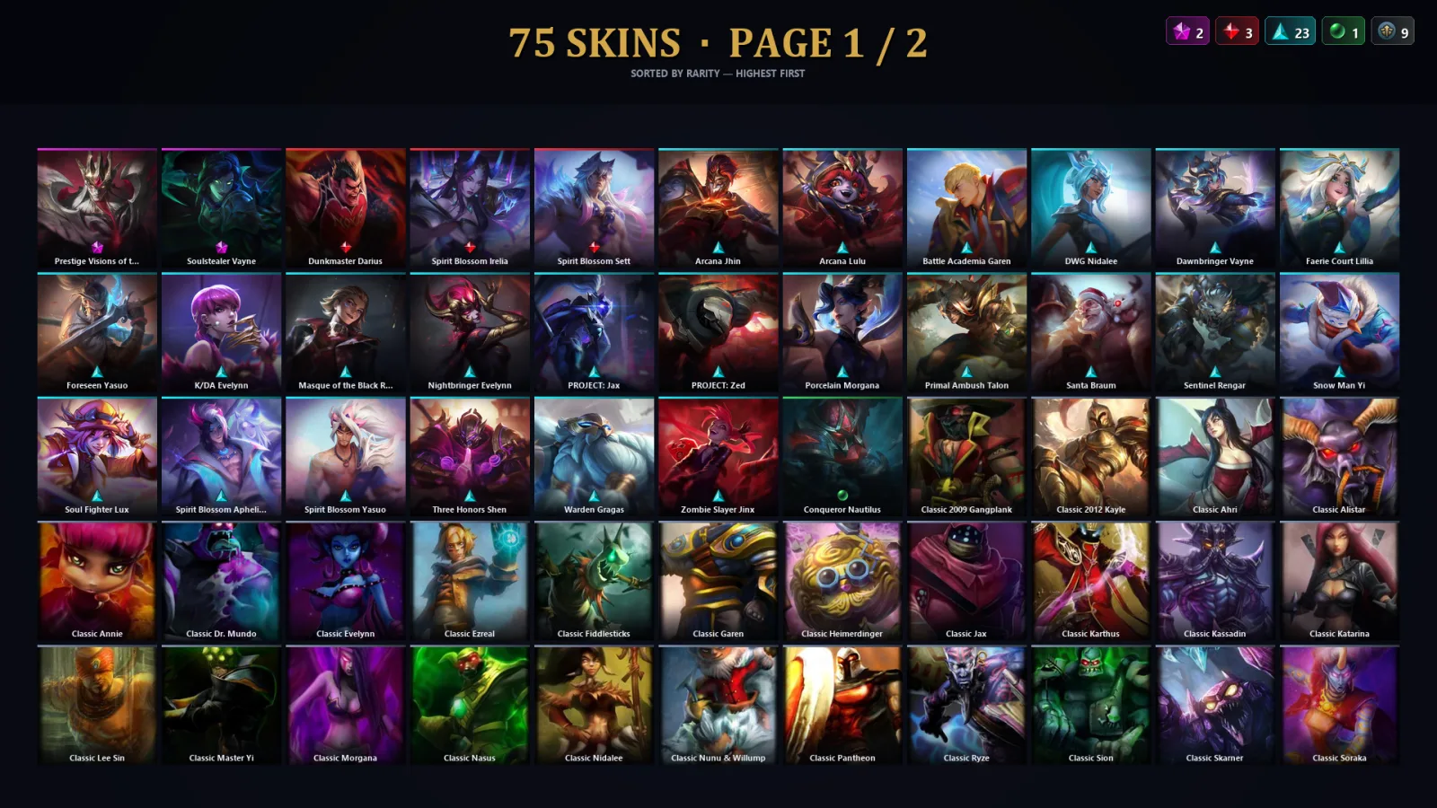 [LoL] | TR | Level 64 | Gold III | 126 Champions | 43 Skins