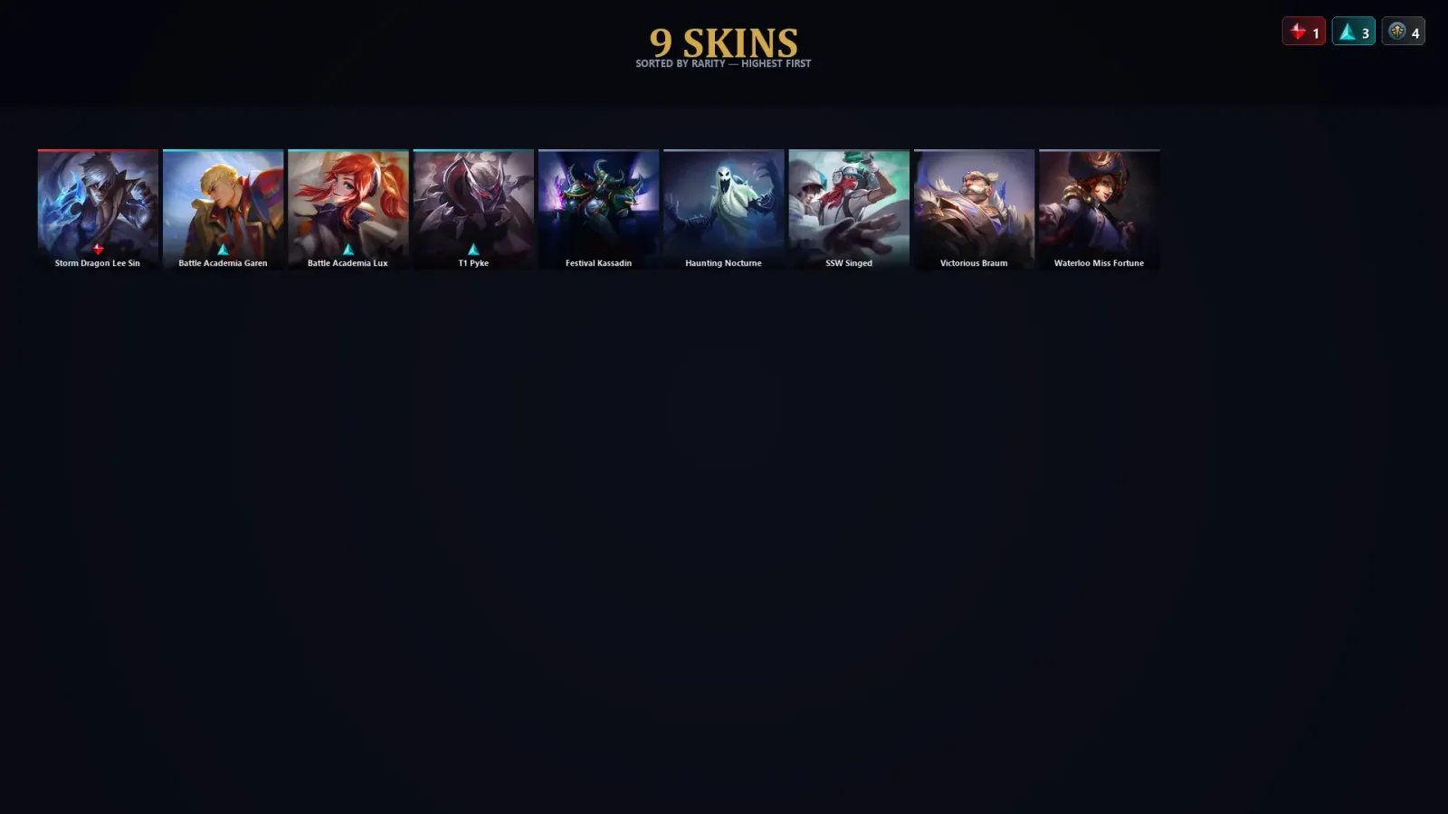 [LoL] | TR | Level 34 | Silver IV | 85 Champions | 9 Skins