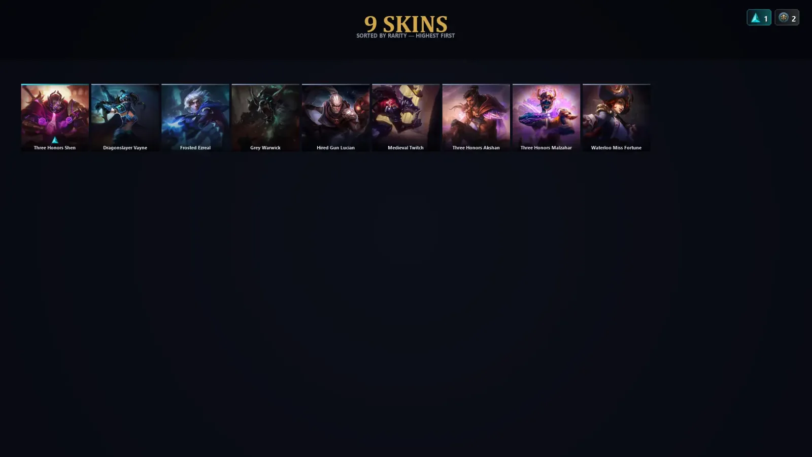 [LoL] | EUW | Level 43 | Diamond IV | 33 Champions | 9 Skins | 21,005 BE — LoL account