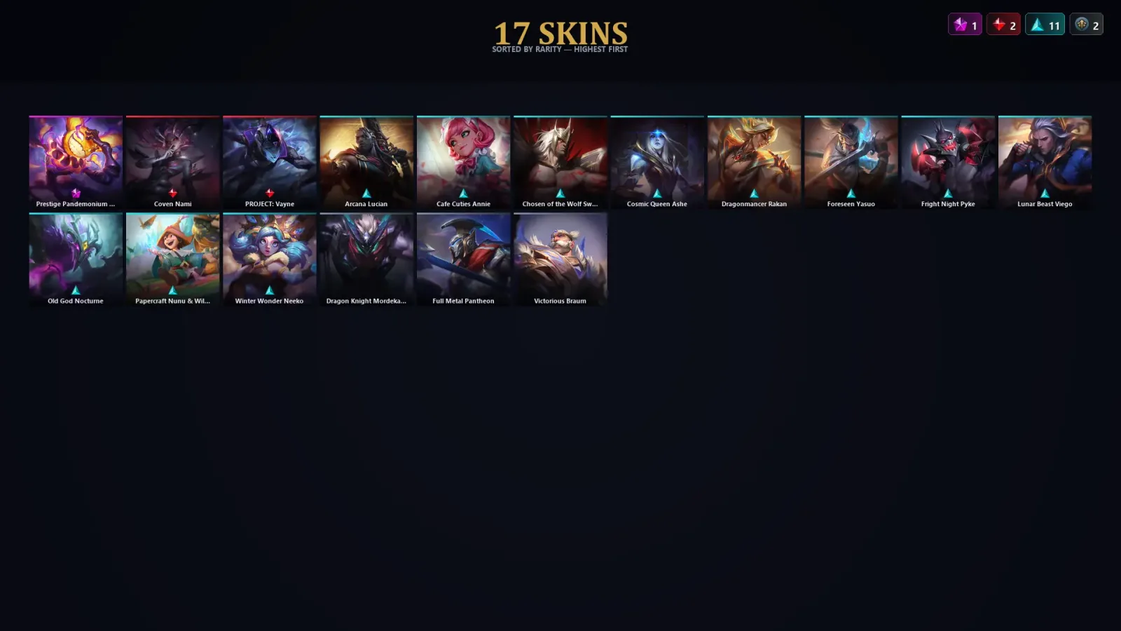 [LoL] | TR | Level 52 | Diamond IV | 133 Champions | 17 Skins — LoL account