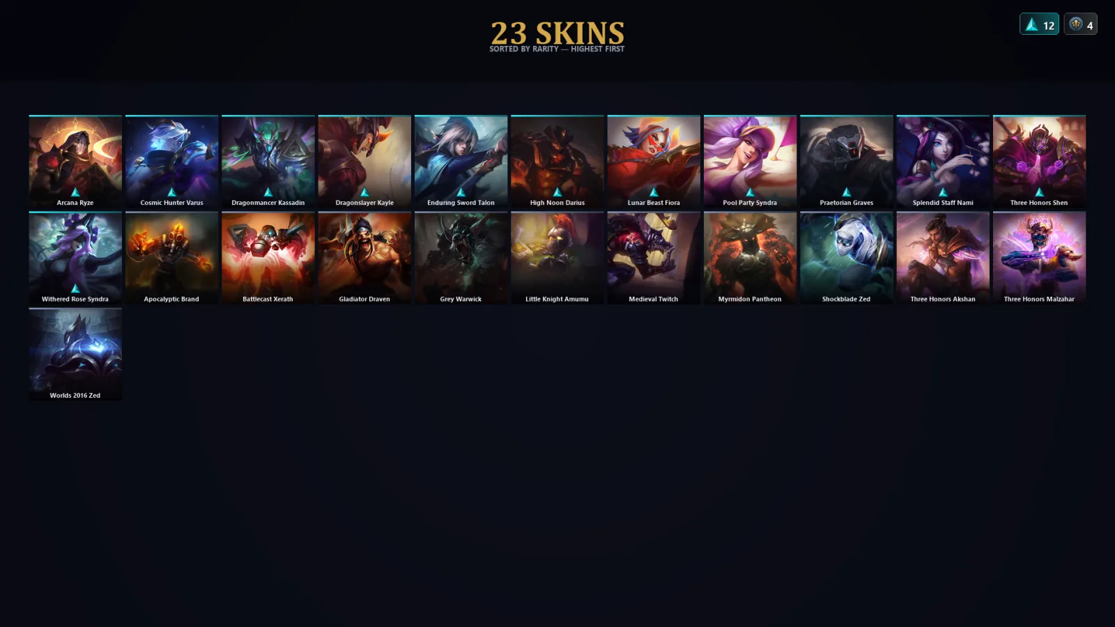 [LoL] | EUW | Level 30 | Master | 65 Champions | 23 Skins | 23,066 BE
