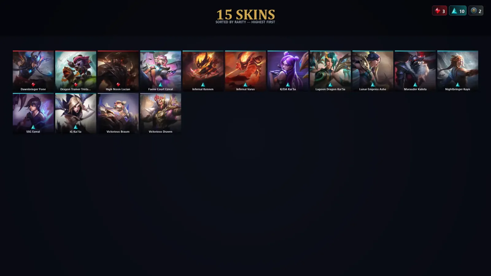 [LoL] | EUW | Level 65 | Emerald II | 99 Champions | 15 Skins — LoL account