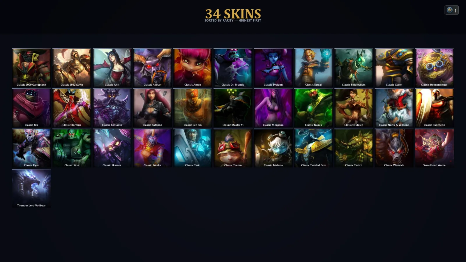 [LoL] | EUW | Level 30 | 54 Champions | 2 Skins | 20,411 BE