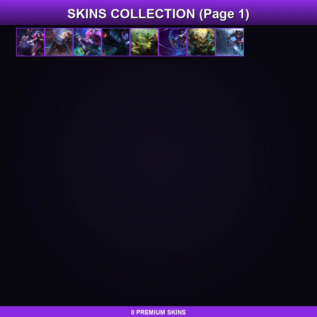 TR | Lv30 | Unranked | 8 Skin | 29 Champ