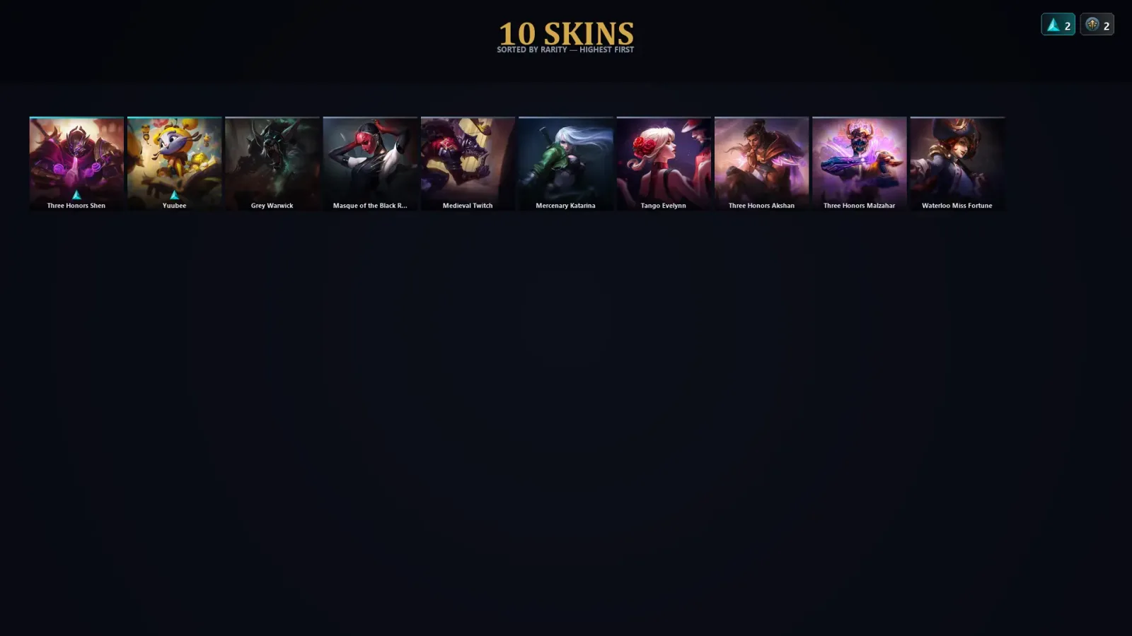 [LoL] | TR | Level 34 | Gold II | 82 Champions | 10 Skins