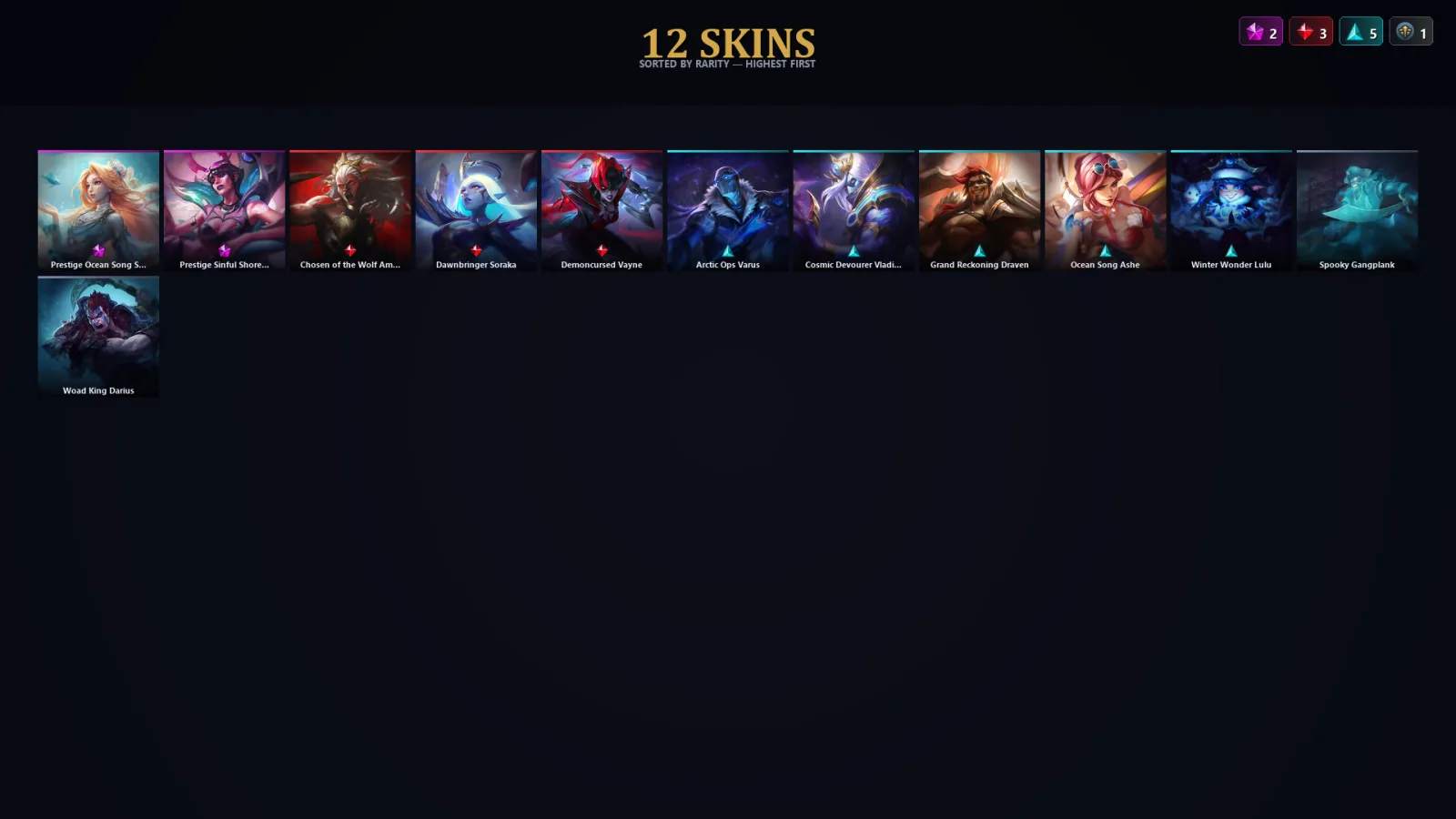 [LoL] | TR | Level 41 | Diamond III | 59 Champions | 12 Skins