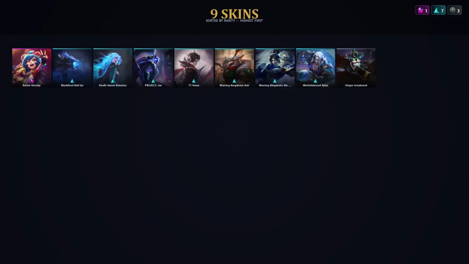 [LoL] | TR | Level 47 | Platinum I | 71 Champions | 9 Skins